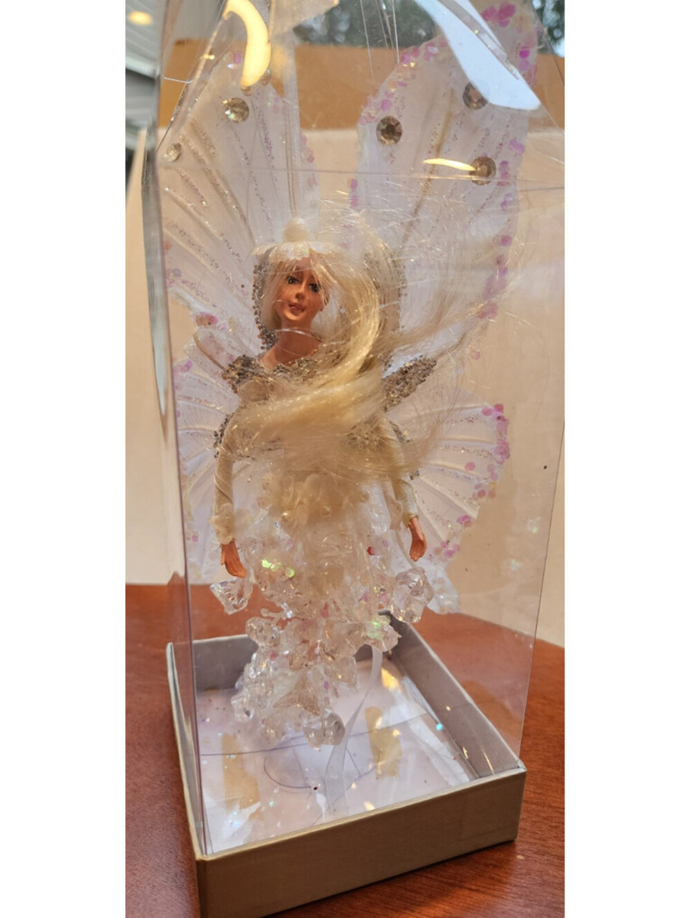 New Vintage Woodlands Crystal Fairy Butterfly ornament 10 inches, NBC Trading
